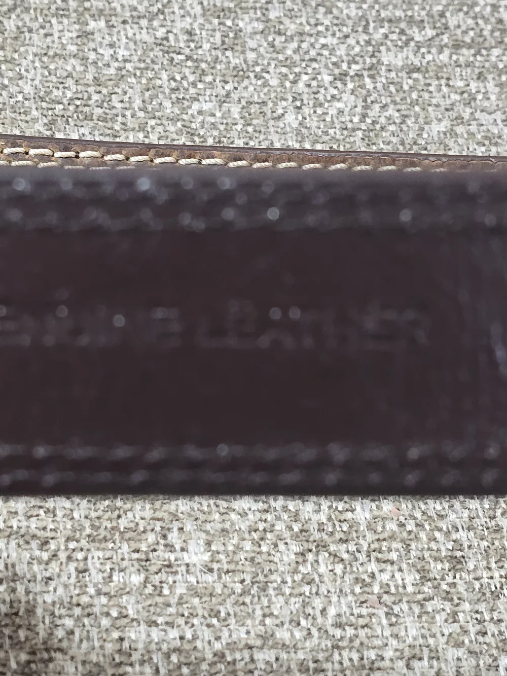 TWISTED X TOOLED LEATHER BELT BROWN WESTERN DISTRESSED RUGGED MENS 36